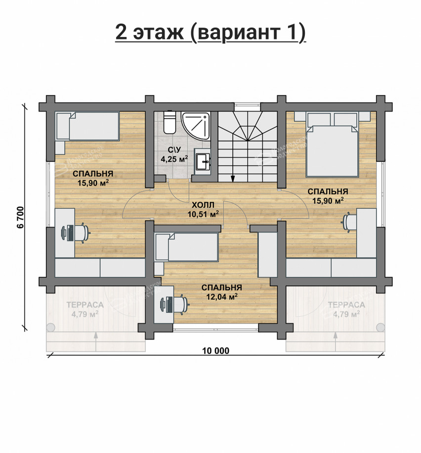 Дом из бревна VZ-131